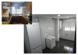 antes y despues cocina